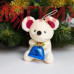 Мягкая игрушка Мышь с подарком AQ201305210B